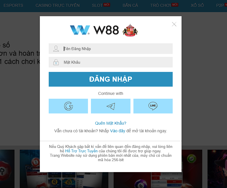 đăng ký w88