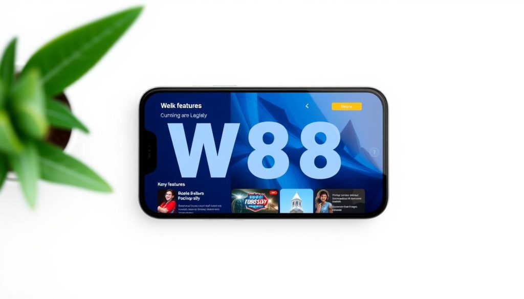 giao diện mobile W88