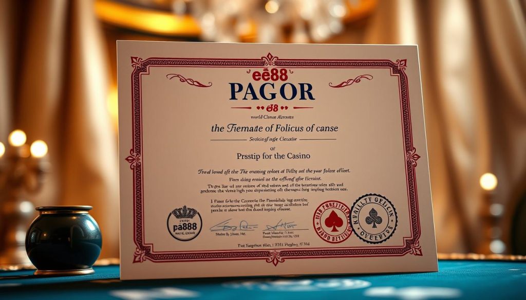 giấy phép PAGCOR ê88
