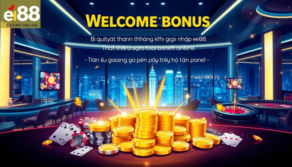 khuyến mãi welcome bonus ê88
