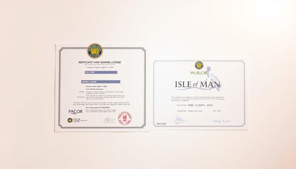 giấy phép PAGCOR và Isle of Man
