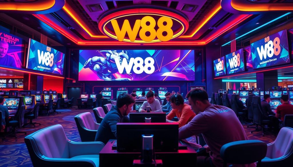 live casino và esports betting tại W88 Nhanh